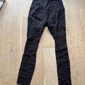 Lulu lemon Black High-Waisted Leggings with pattern